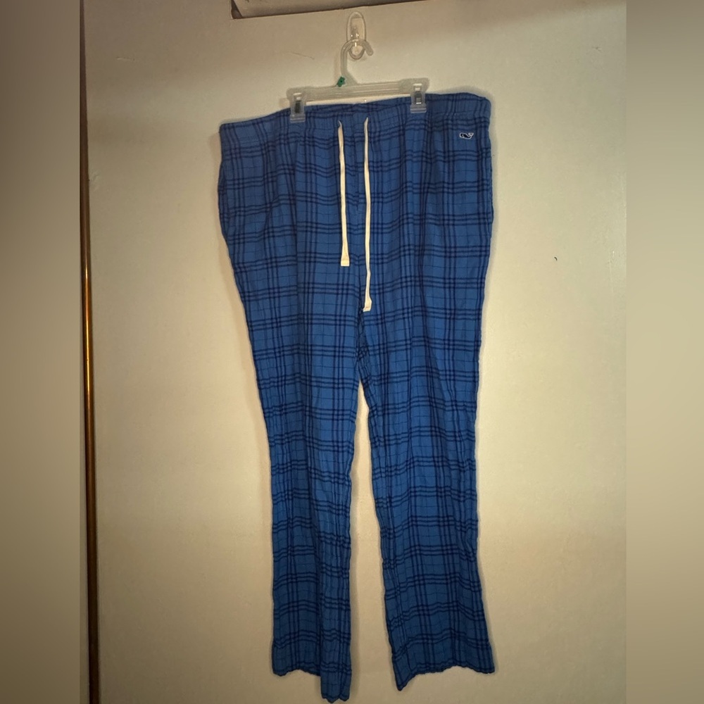 Vineyard vines men’s lined plain blue pajama pants size‎ XL